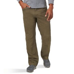 Wrangler Green Cargo Pants with Straight Cut and Full Length